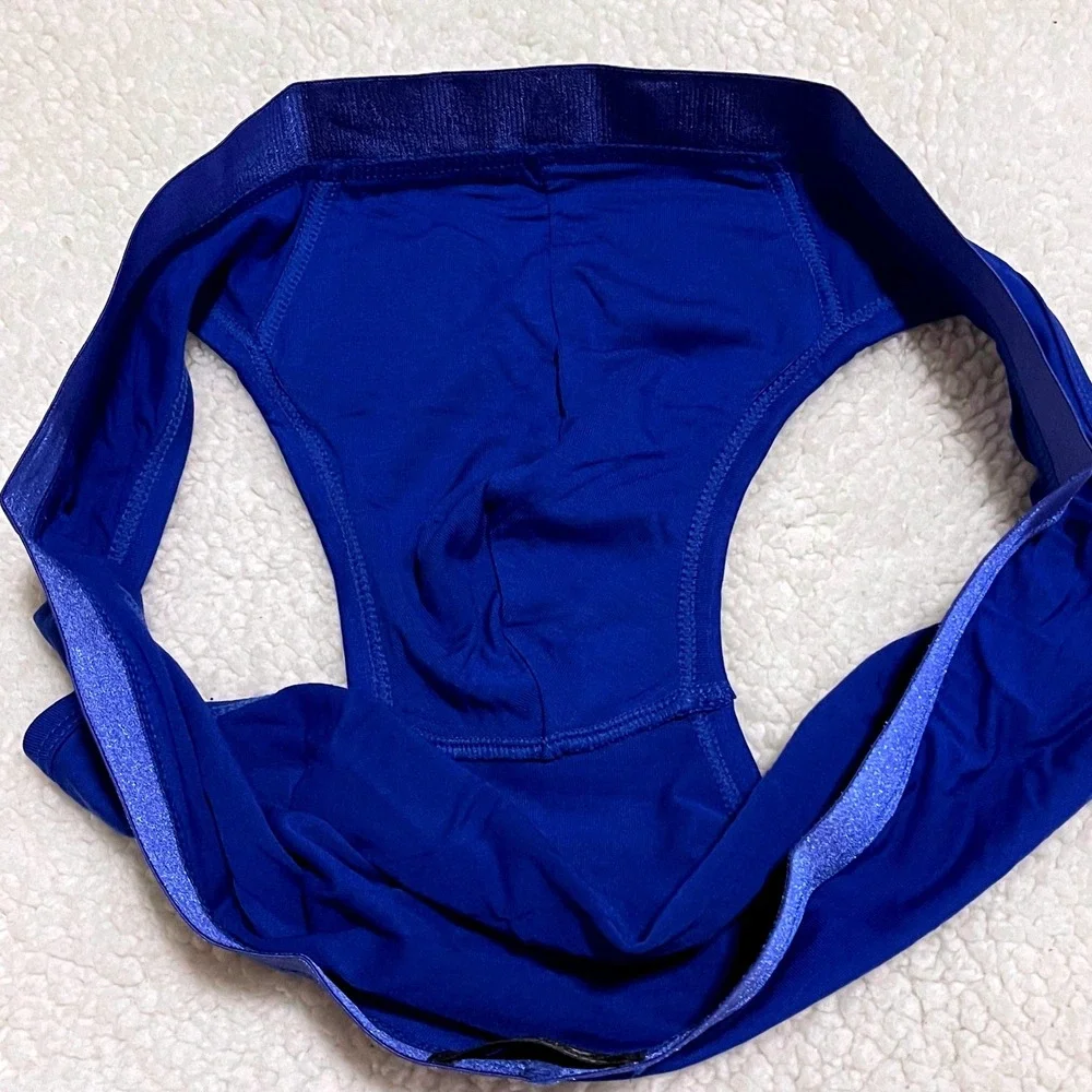 Jockmail Large (30-32) Classic Mono Brief Blue‎ Low Rise Modal Underwear JM358